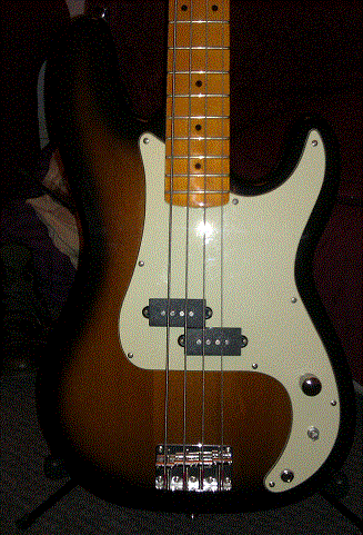 Fake fender jazz bass deals